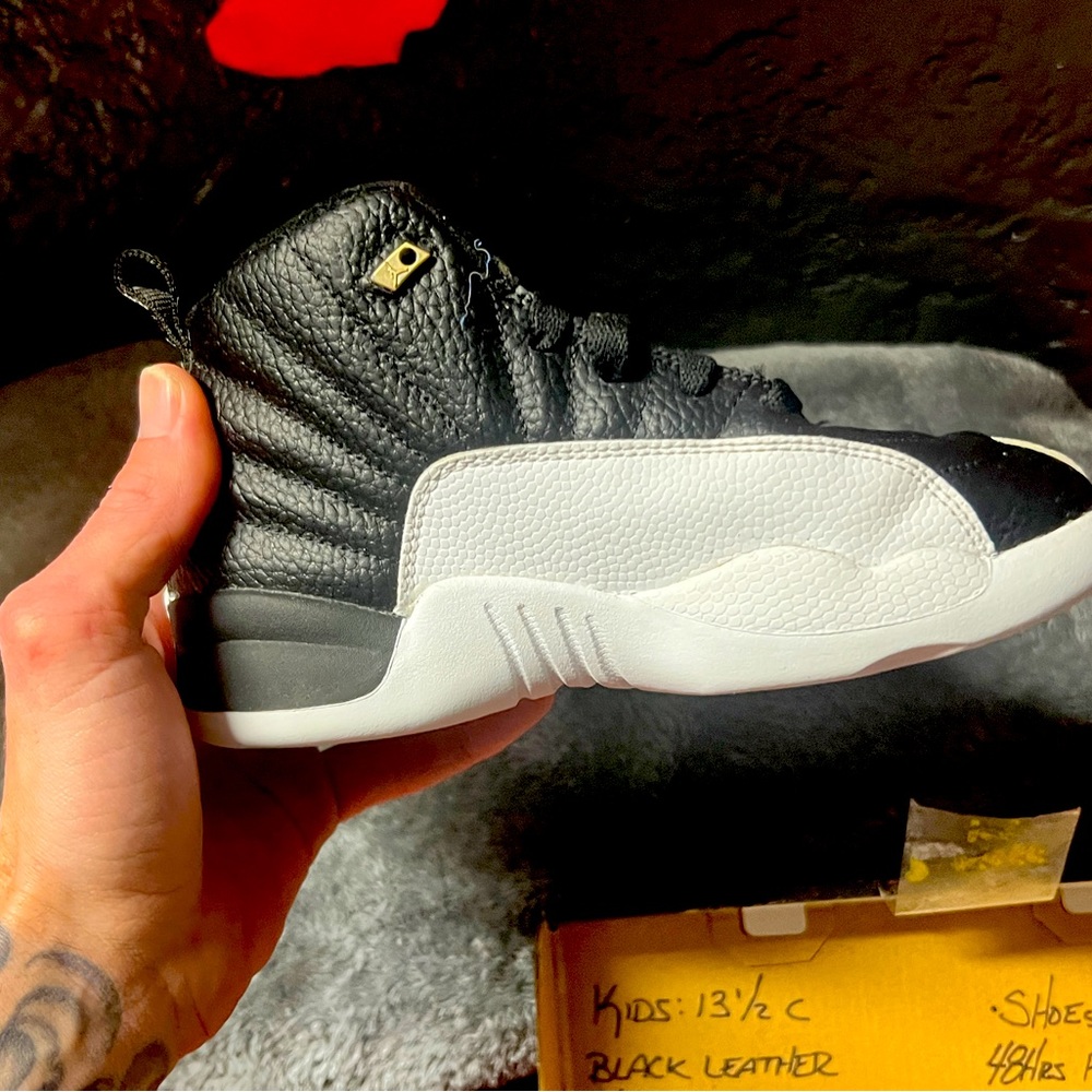 Kids size 13.5C Retro 12 AJ Playoffs